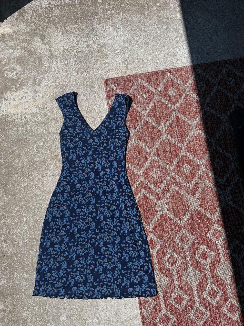 Vintage Floral Midi Dress